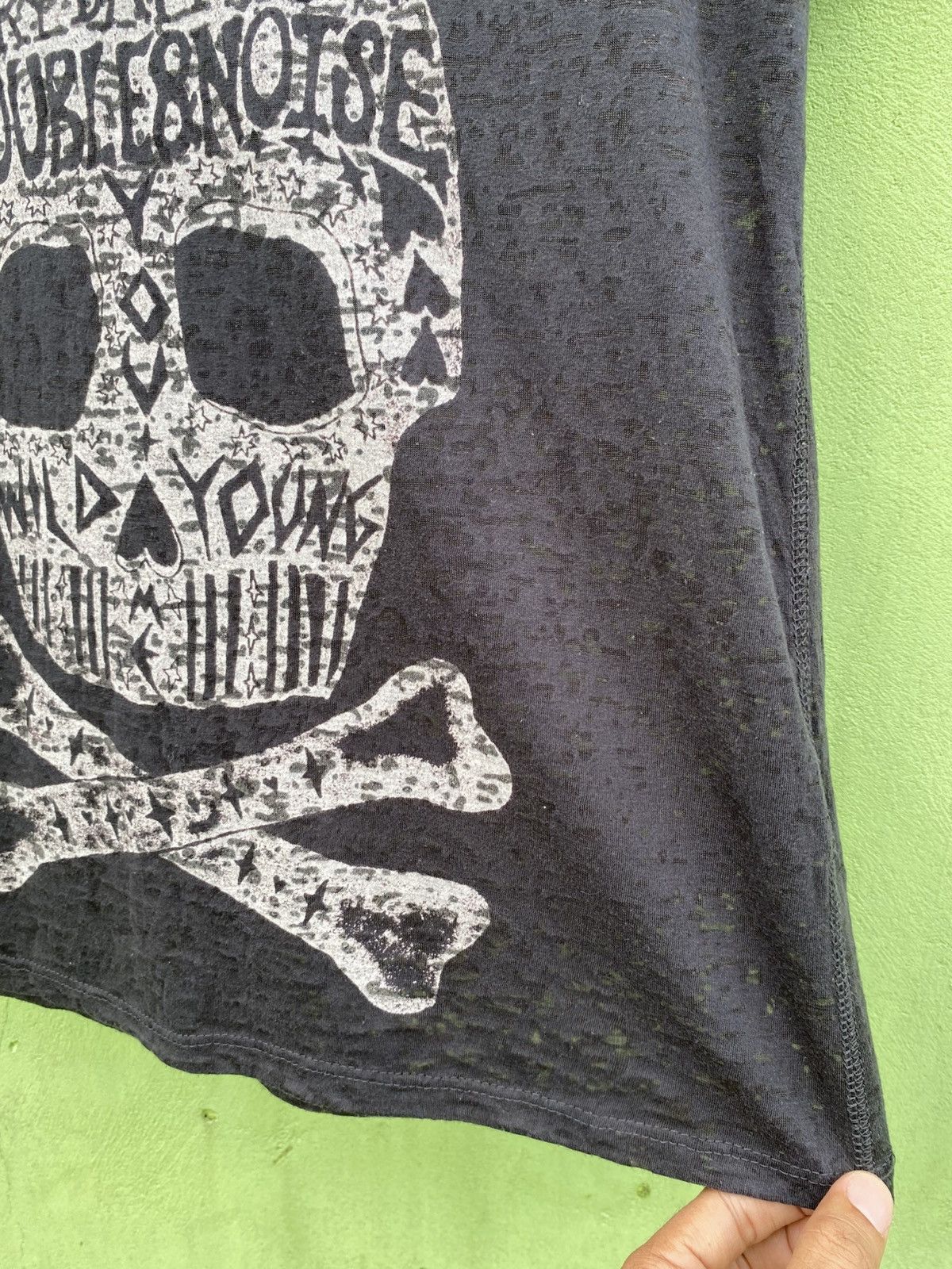 Divided Divided Skull & Crossbones Distressed Rock Punk Aesthetic Size M / US 6-8 / IT 42-44 - 6 Thumbnail