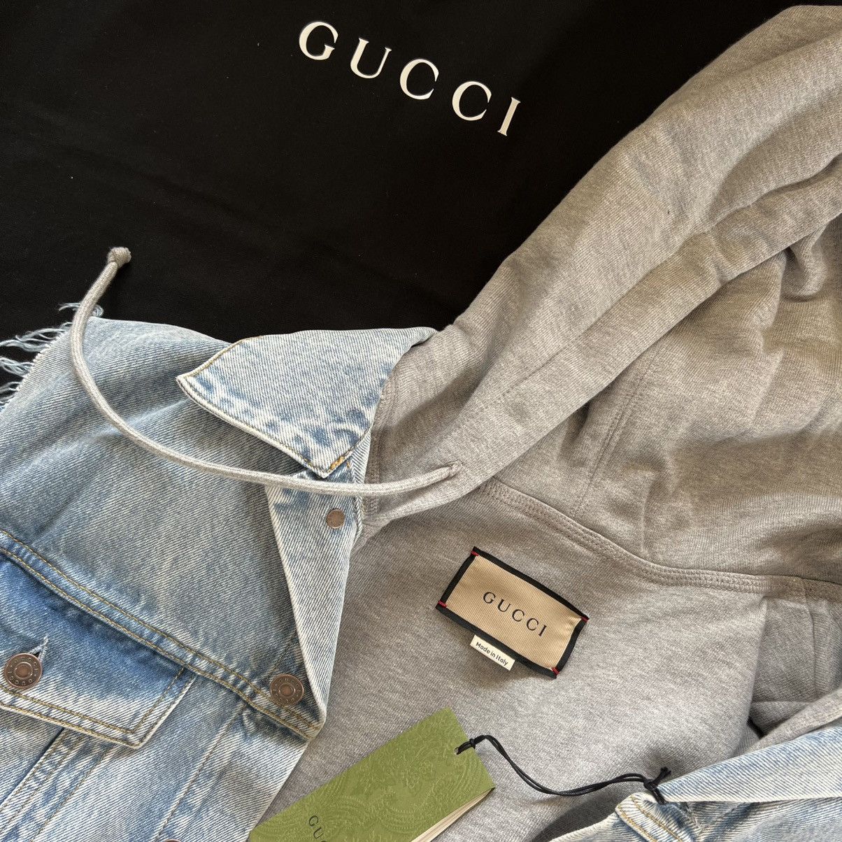 Gucci Gucci Hooded Denim Vest in Small Size US S / EU 44-46 / 1 - 4 Thumbnail