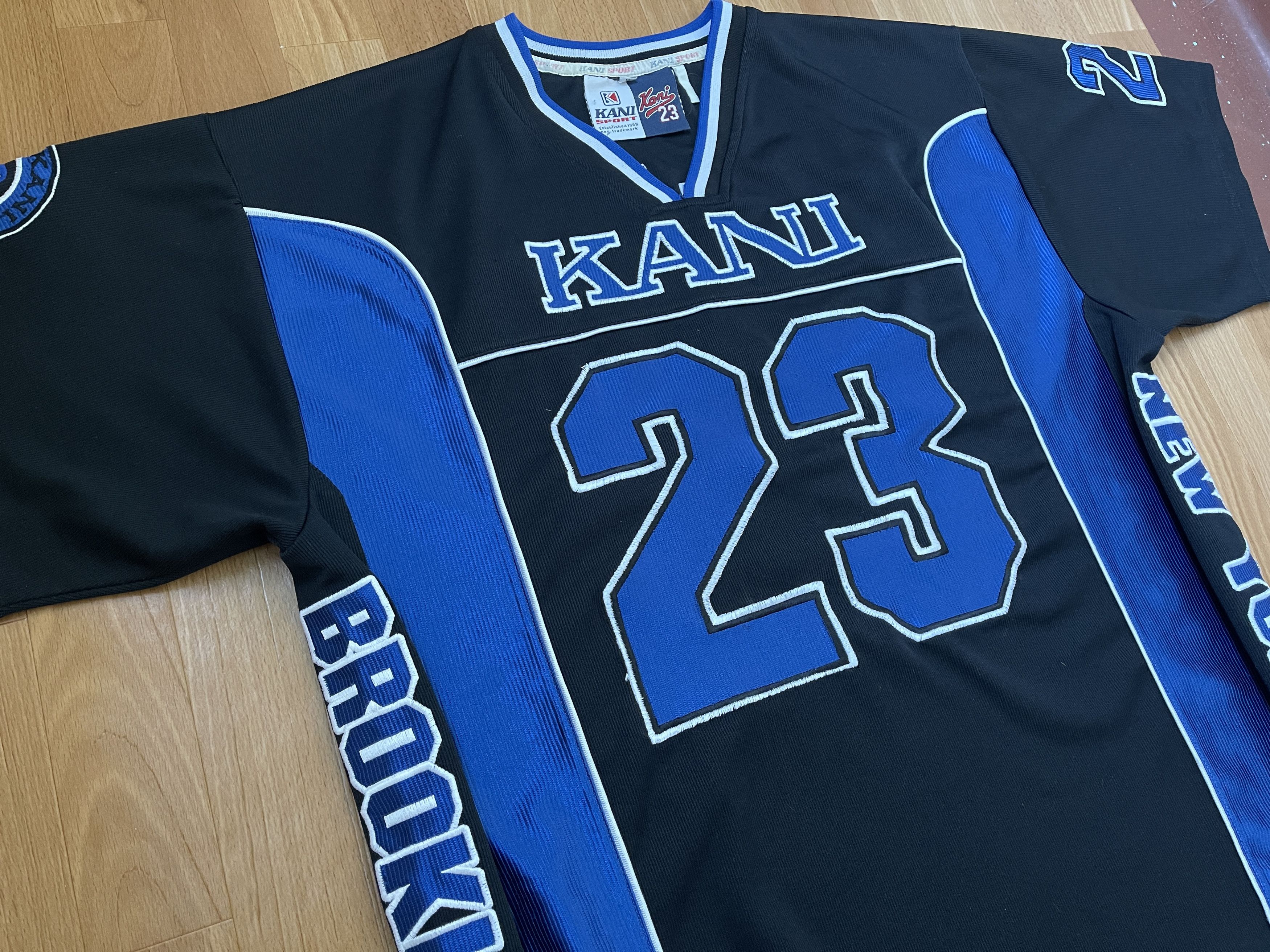 Karl Kani Karl Kani jersey, Brooklyn t-shirt, vintage New York, 90s XL Size US XL / EU 56 / 4 - 6 Thumbnail