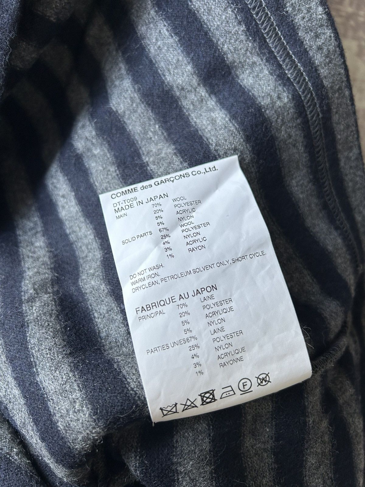 Comme des Garcons Comme DesGarcons Homme Deux Long Sleeve Size US M / EU 48-50 / 2 - 12 Thumbnail