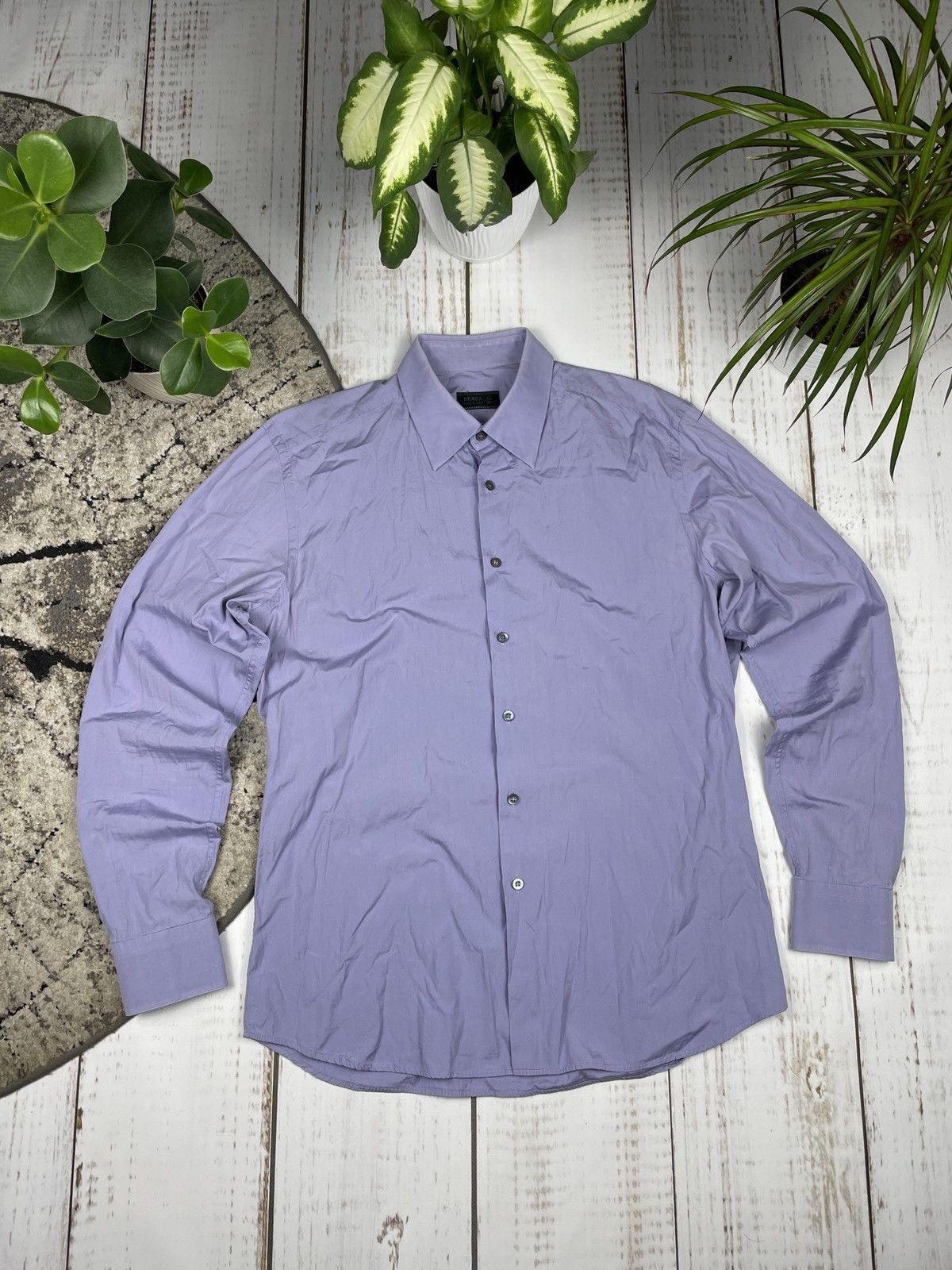 Prada Prada Shirt Button Ups Business Basic Size US M / EU 48-50 / 2 - 1 Thumbnail