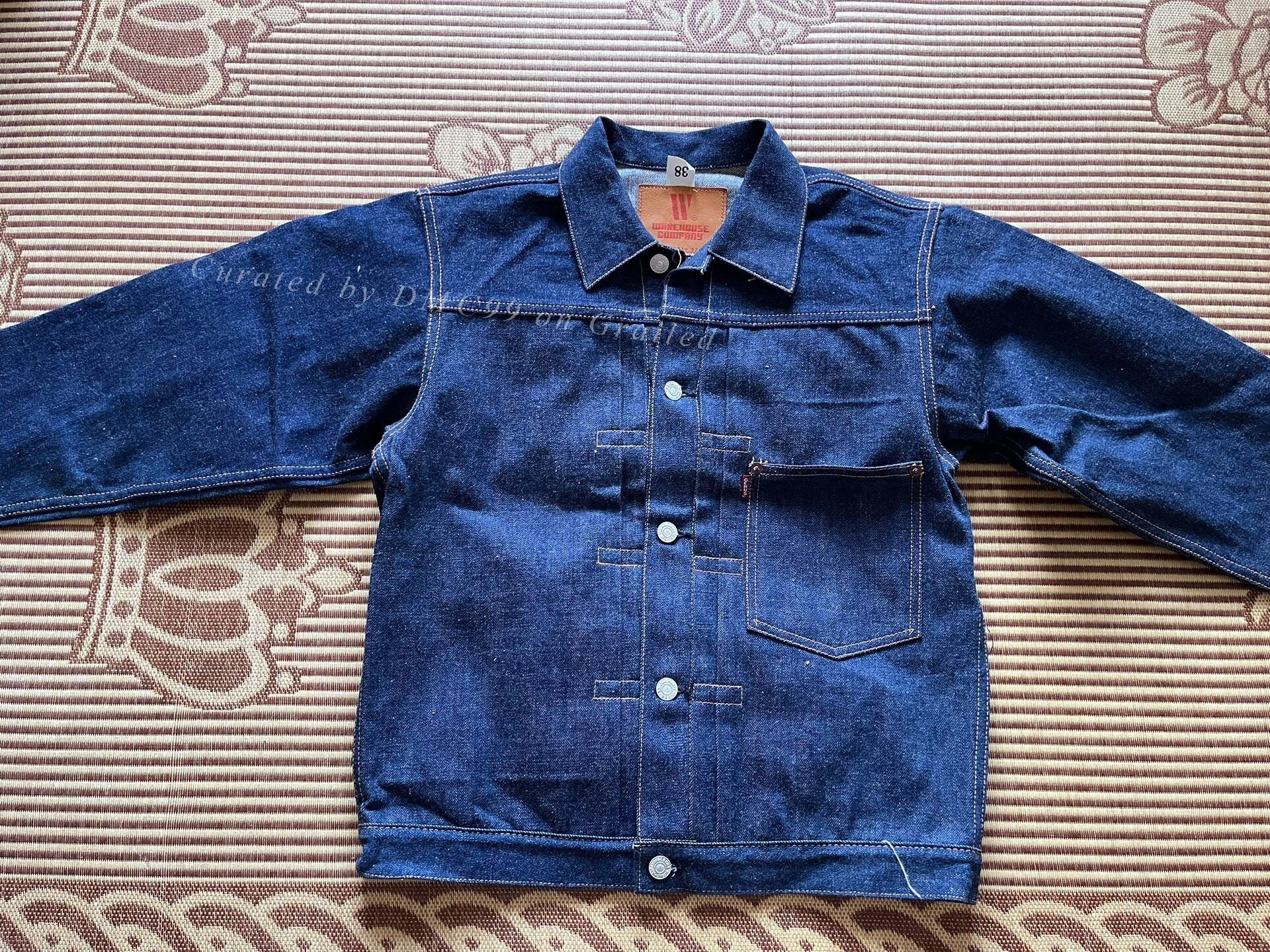 Warehouse & Co. Warehouse 2001 Raw Denim Jacket Size US M / EU 48-50 / 2 - 1 Thumbnail