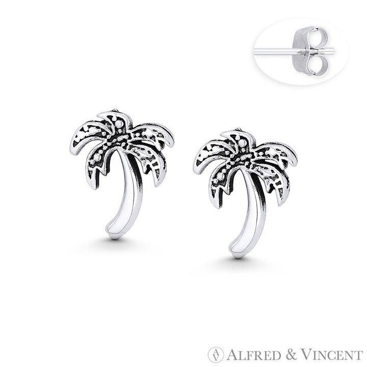 Other Tropical Palm Tree Tropical Life Charm Stud Earrings Size ONE SIZE - 1 Preview