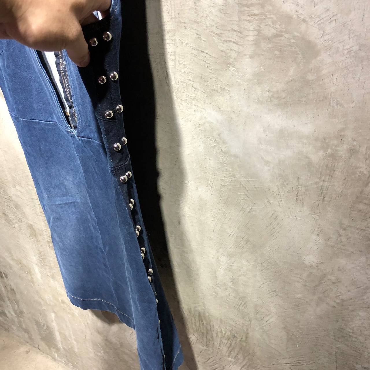 Alexander McQueen Alexander McQueen Studded Denim Dress Size S / US 4 / IT 40 - 4 Thumbnail