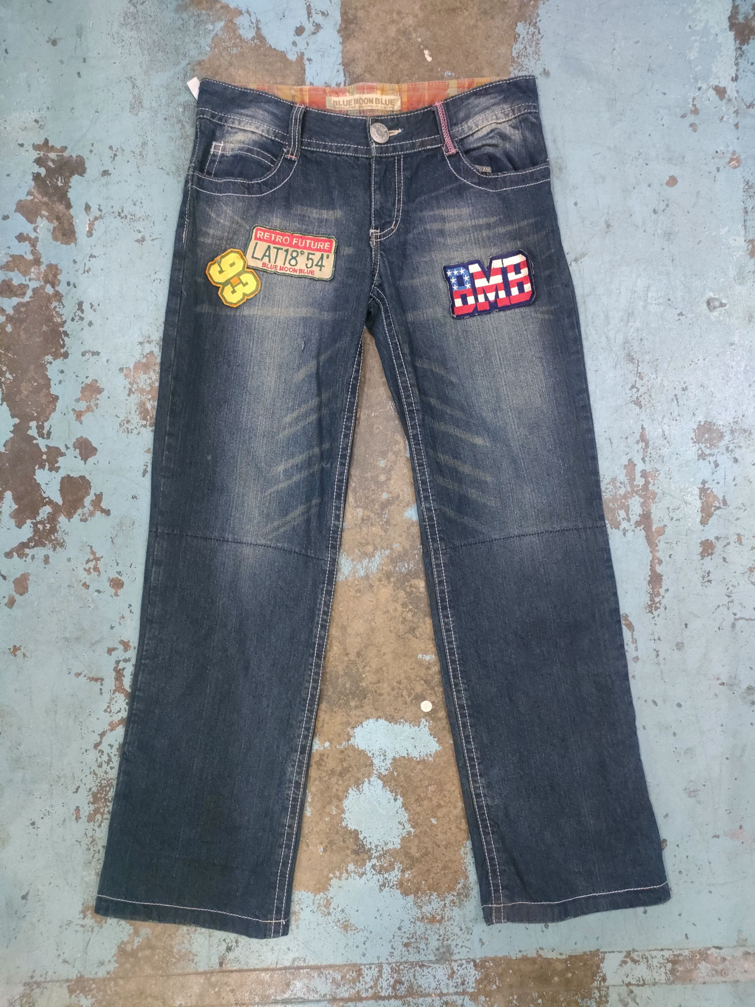 If Six Was Nine × Japanese Brand Blue Moon Blue Jeans Size US 32 / EU 48 - 1 Thumbnail