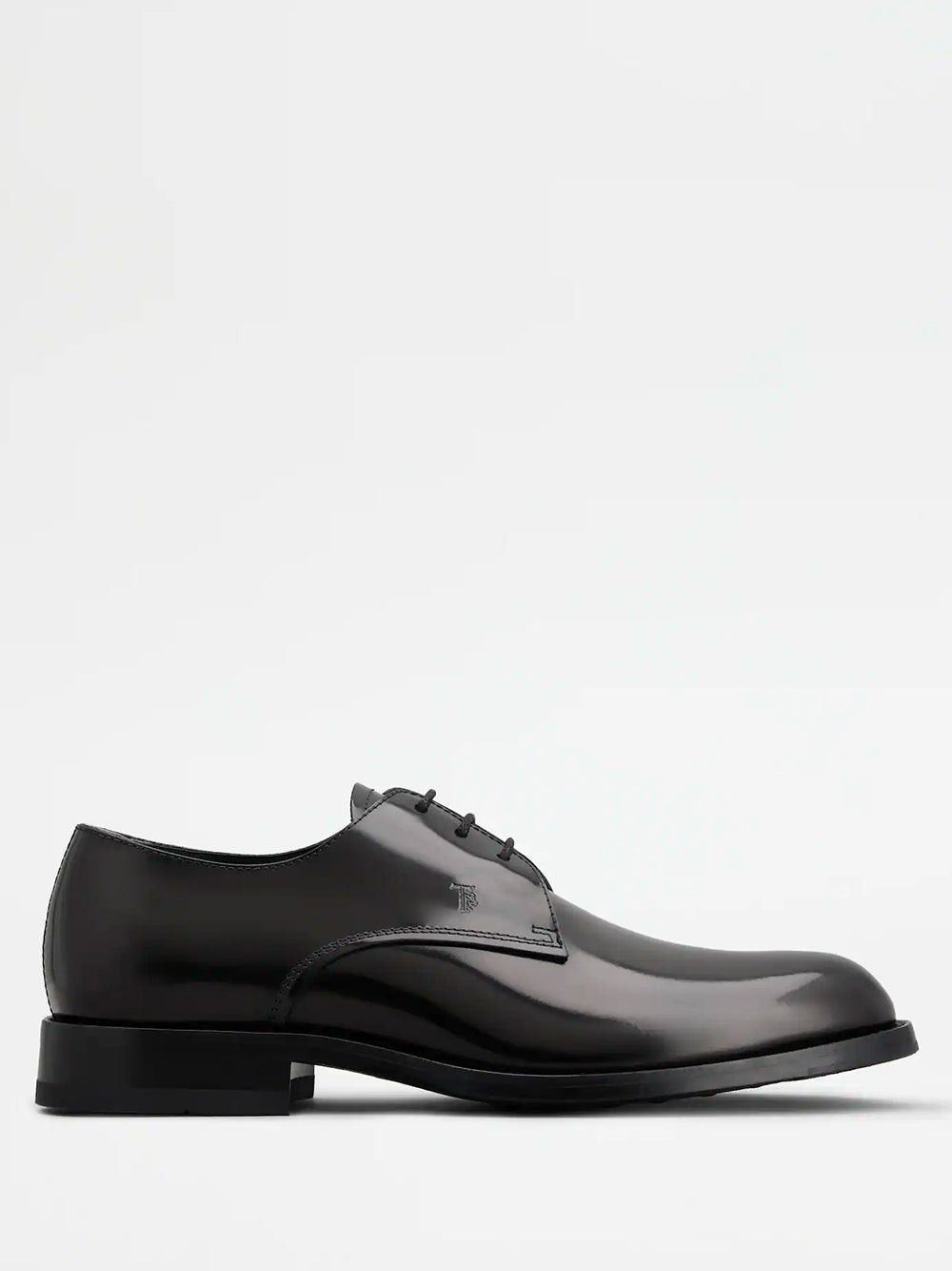 image of Tods Tod`s Leather Lace-Up Size 7.5 in Black, Men's