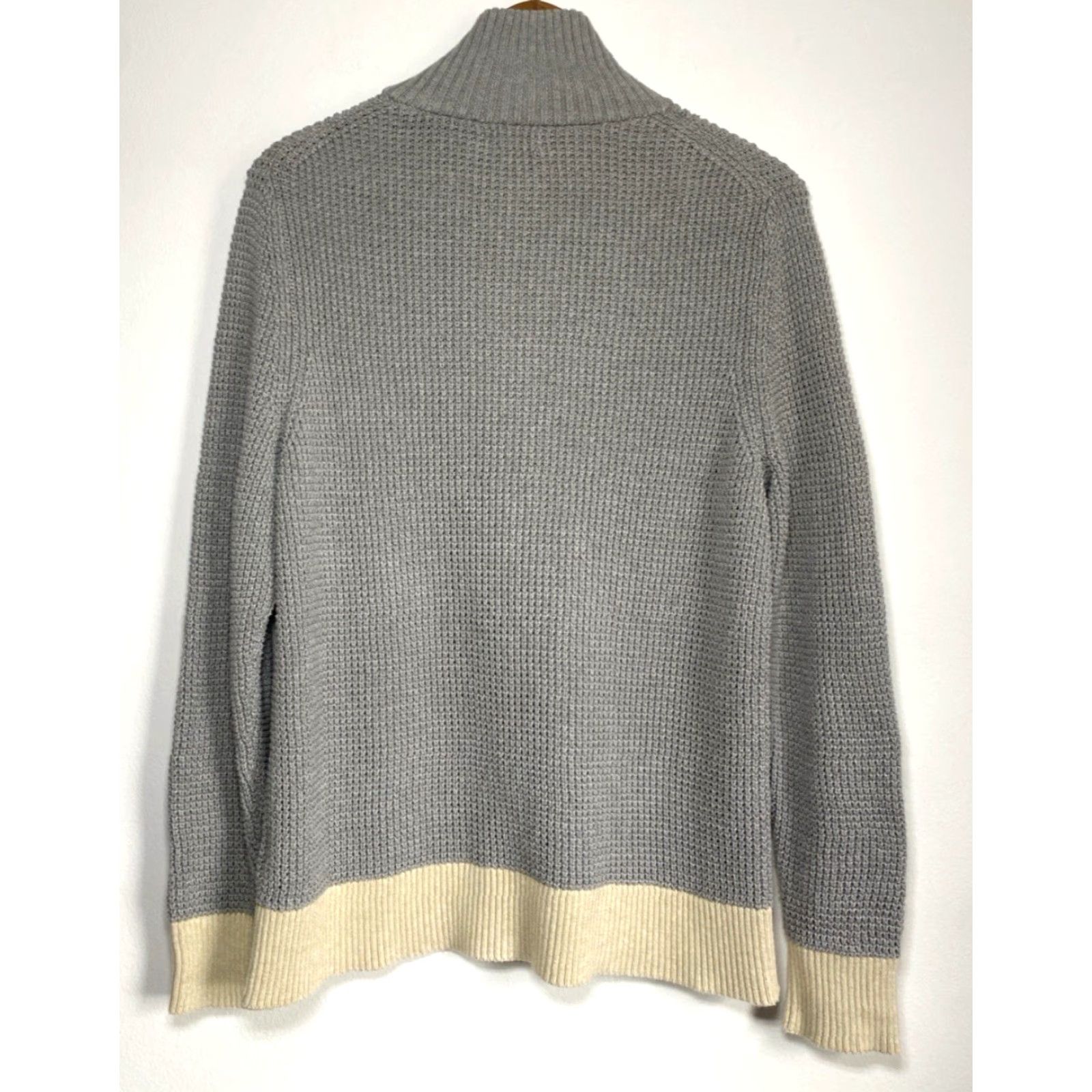 Patagonia Patagonia Women's Ponderosa Pine 1/4 Zip Sweater Drifter Grey 50835 M Black text: gray? Size M / US 6-8 / IT 42-44 - 4 Thumbnail