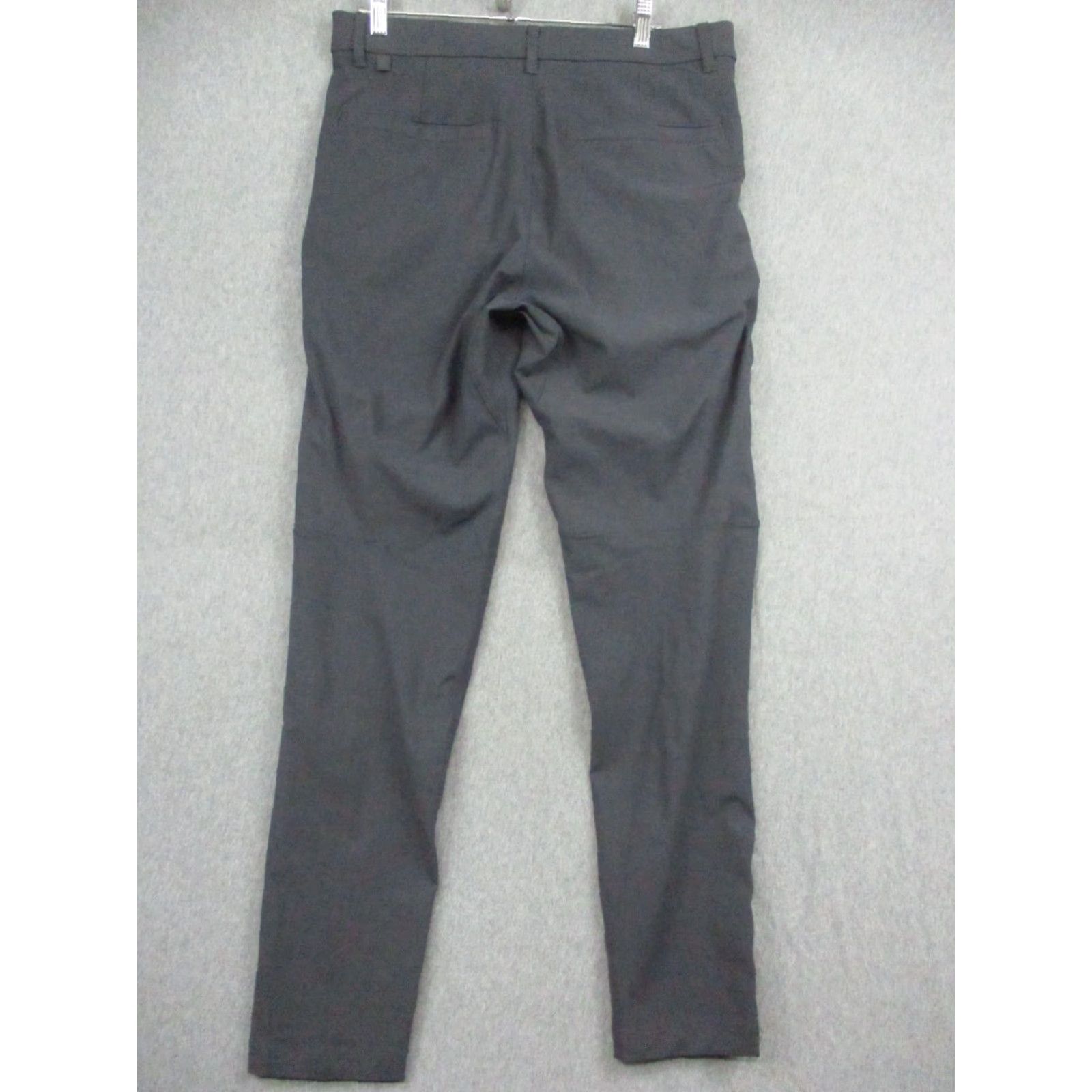 Lululemon Lululemon Men’s Commission Pant 31 Slim Canvas Gray Stretch 5-Pocket Flat Front Belt Loops Straight Size US 31 - 4 Thumbnail