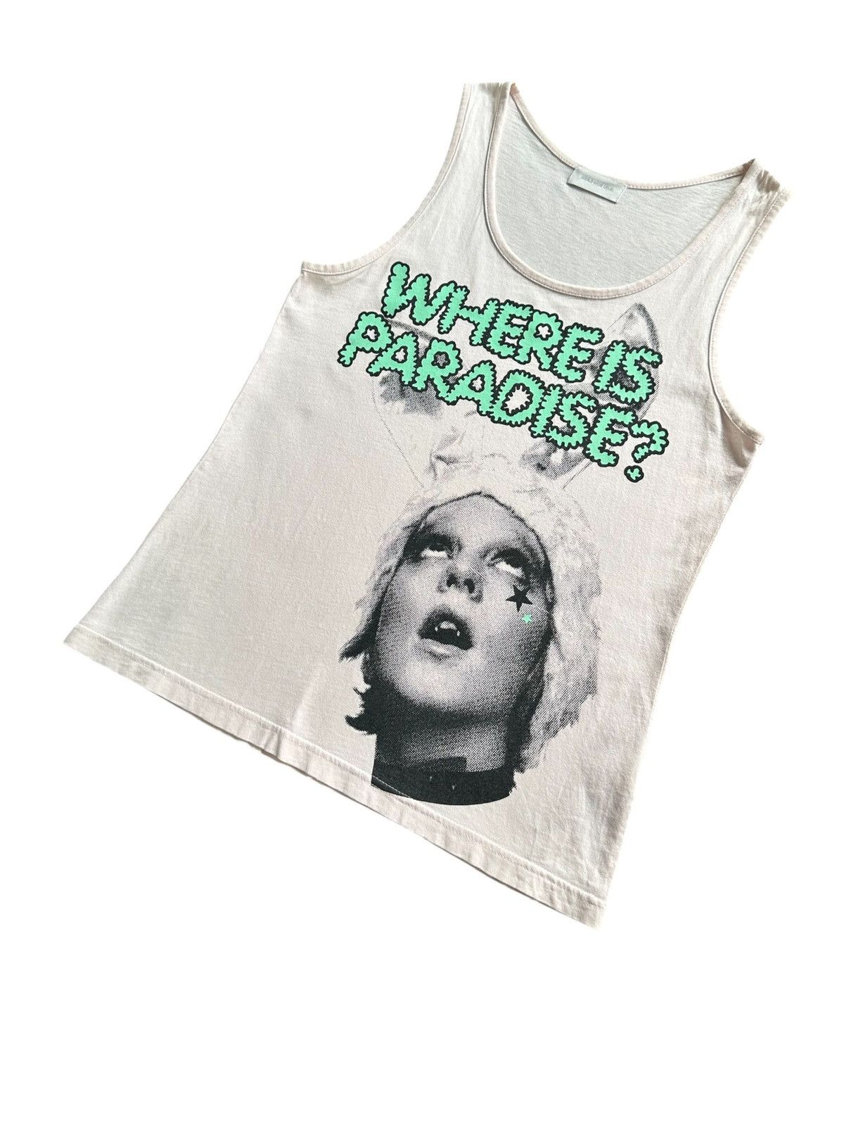 Hysteric Glamour 00's World Wide Love '' Where is Paradise '' tank Size US M / EU 48-50 / 2 - 2 Thumbnail