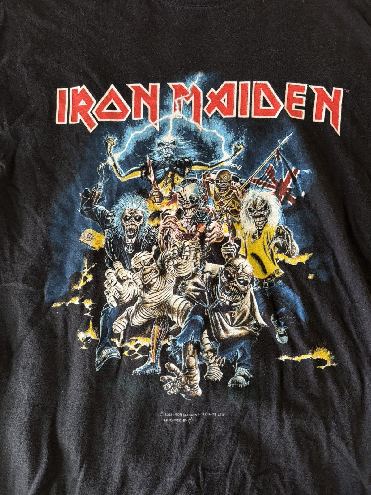 Band Tees × Vintage Vintage 90s Iron Maiden “Best of The Beast” Shirt Size US XL / EU 56 / 4 - 2 Thumbnail