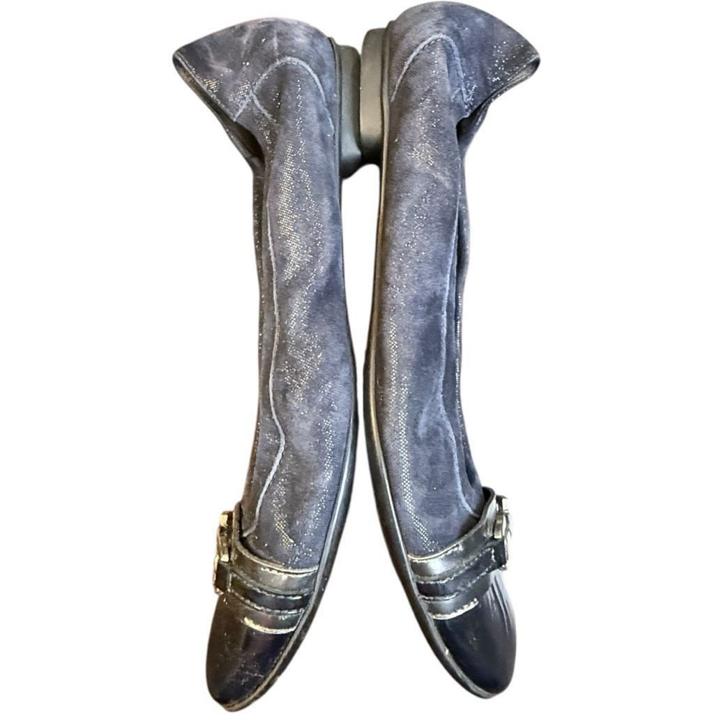 AGLINI AGL Attilio Giusti Leombruni Monika Suede Patent Leather Ita Size US 10.5 / IT 40.5 - 6 Thumbnail