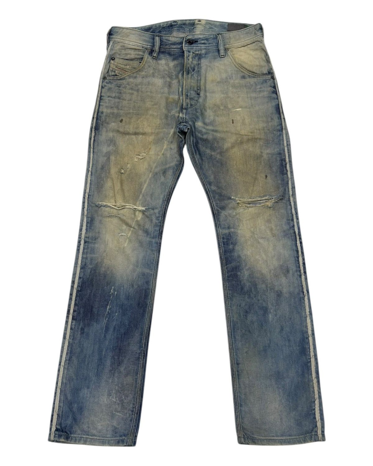 Diesel 🔥OG DIESEL ROCKSTAR BLEACH DISTRESSED DENIM JEANS Size US 32 / EU 48 - 1 Thumbnail