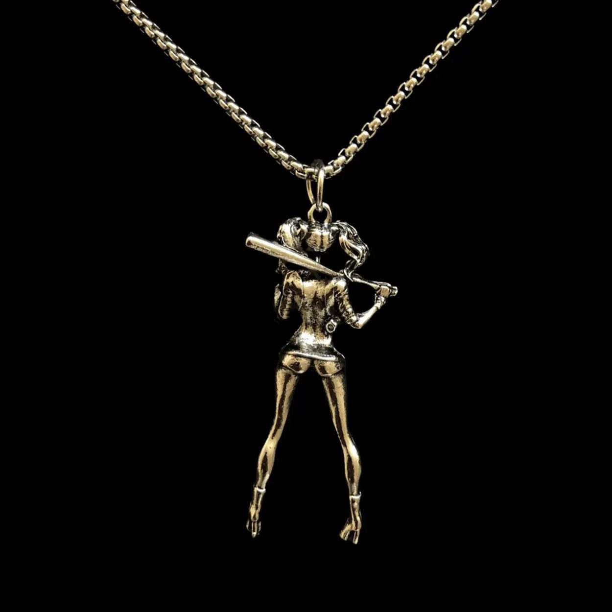 Jewelry Punk Necklace Gothic Chain Size ONE SIZE - 3 Thumbnail