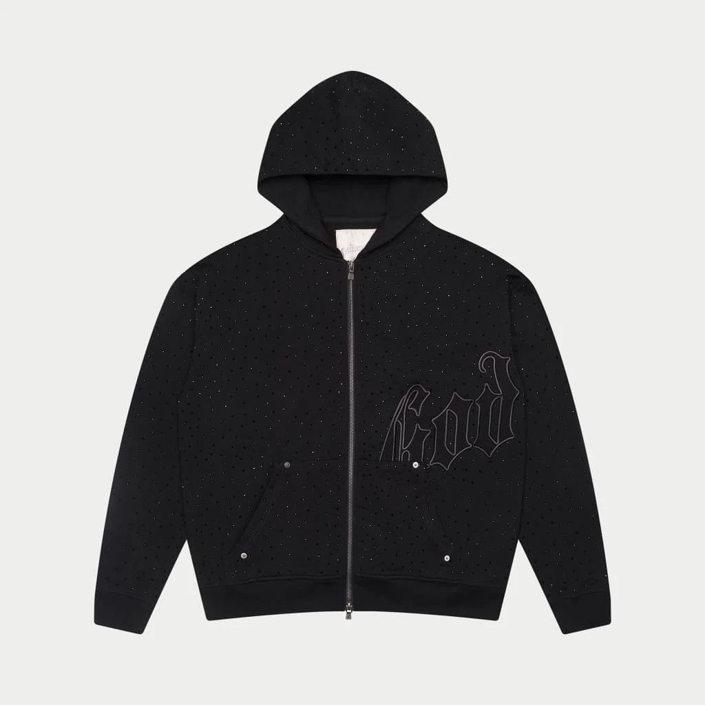 Godspeed Godspeed 'OG Logo 2 VVS BOOM' Black & Black Hoodie Size US XL / EU 56 / 4 - 1 Preview