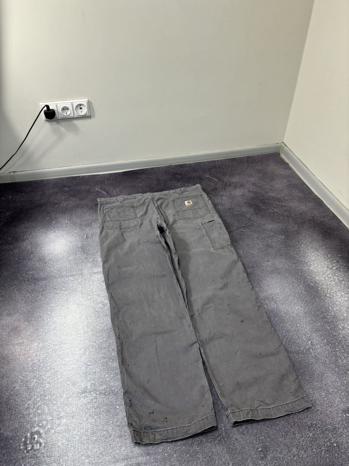 Carhartt Vintage Carhartt USA Workwear Gray Baggy Carpenter Pants Size US 42 / EU 58 - 3 Thumbnail