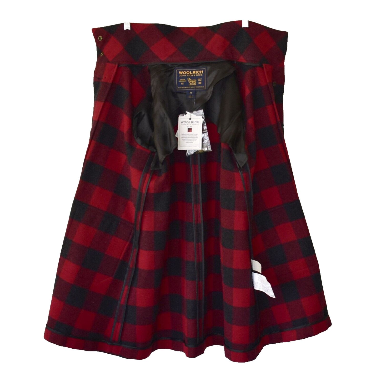Woolrich Woolen Mills NWT WOOLRICH Buffalo Plaid Wool Parka Coat Jacket Size XS Size XS / US 0-2 / IT 36-38 - 4 Thumbnail