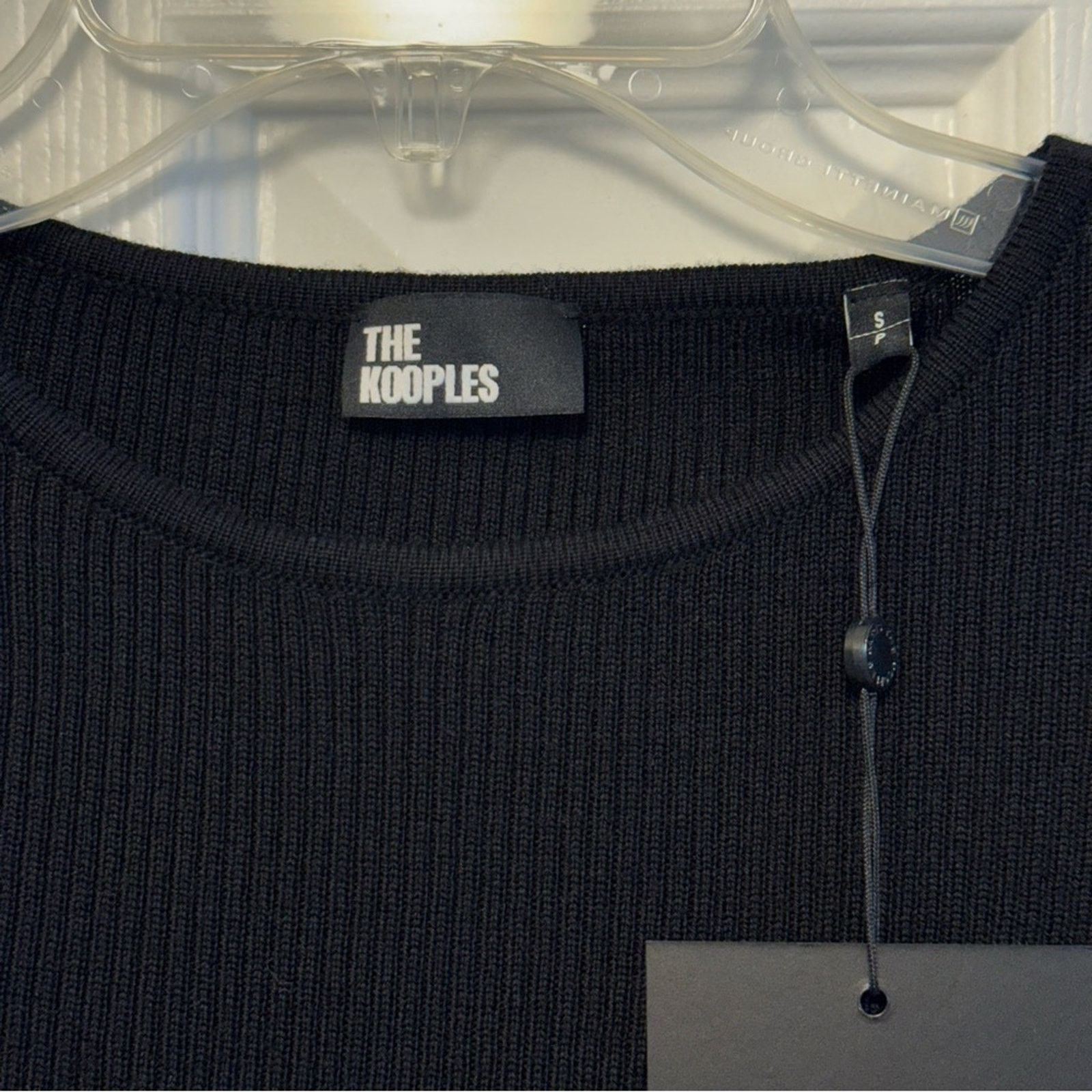 The Kooples New! The Kooples Black Wool Long Sleeve Dress, Size 1 Size S / US 4 / IT 40 - 6 Thumbnail