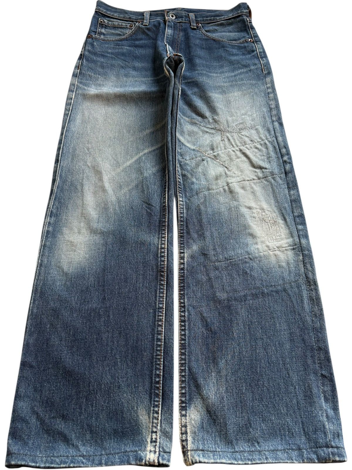 Levi's Vintage 90s Levis 503 Mud Wash Distressed Baggy Jeans Size US 31 - 1 Thumbnail