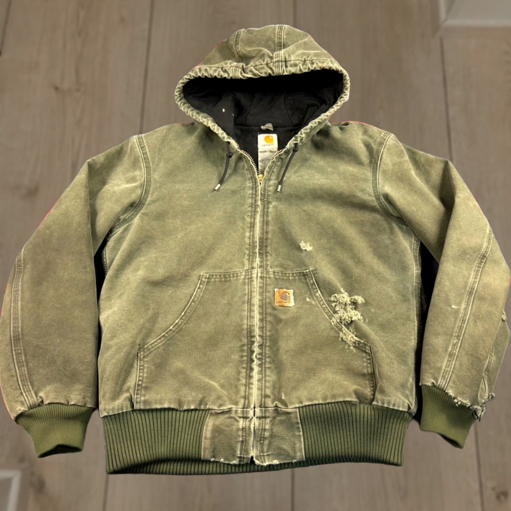 Carhartt × Streetwear × Vintage Carhartt active jacket green | Grailed