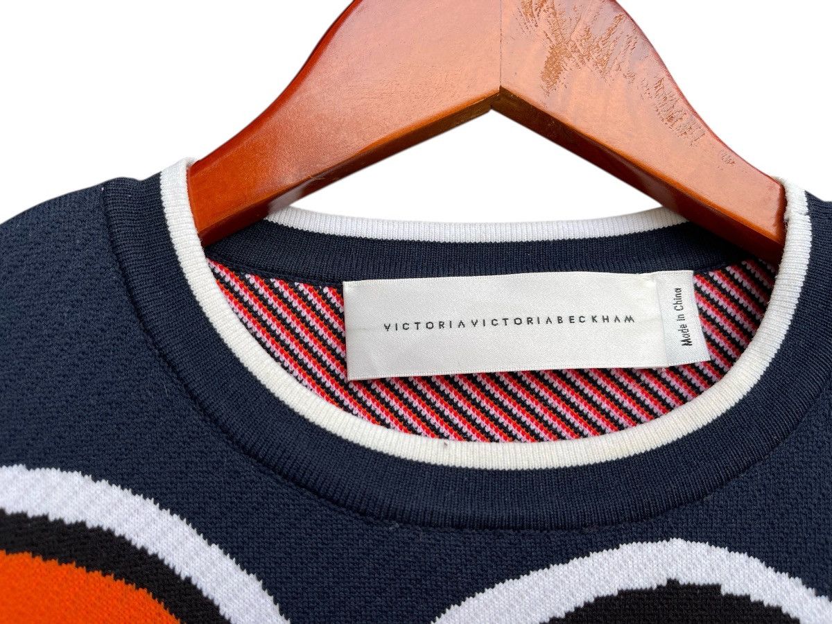 Victoria Beckham Victoria Beckham Intarsia Knitted Sweater Navy Cherry Jumper Size S / US 4 / IT 40 - 3 Thumbnail
