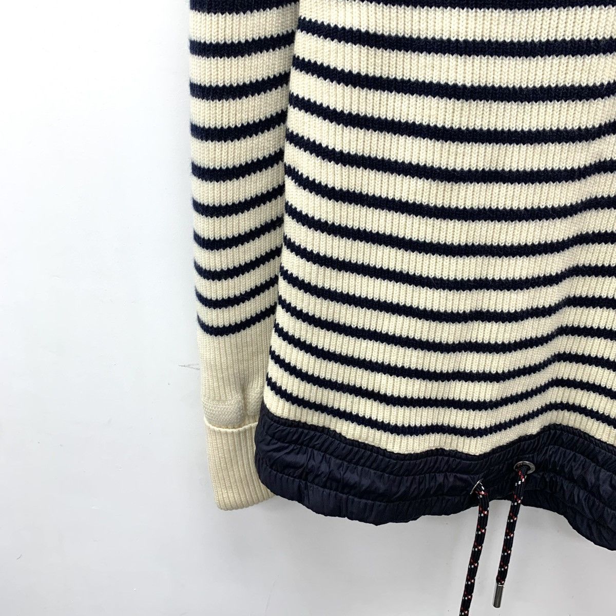 Moncler Moncler Striped Turtleneck Long Sleeve Knit Sweater K26WX Size XL / US 12-14 / IT 48-50 - 4 Thumbnail