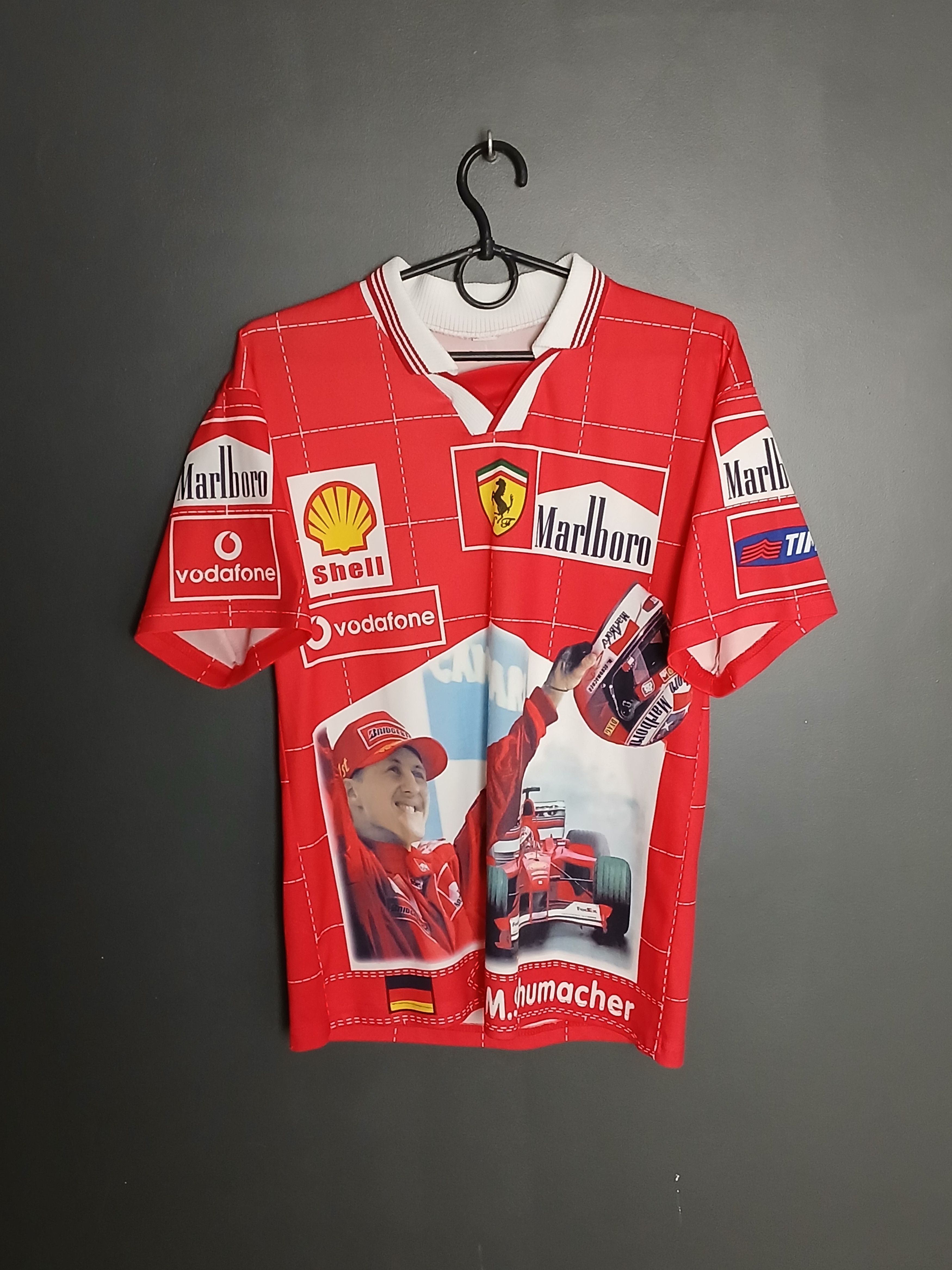 Ferrari × Formula 1 × Marlboro Ferrari Marlboro Schumacher F1 Racing T-Shirt Size US S / EU 44-46 / 1 - 1 Thumbnail