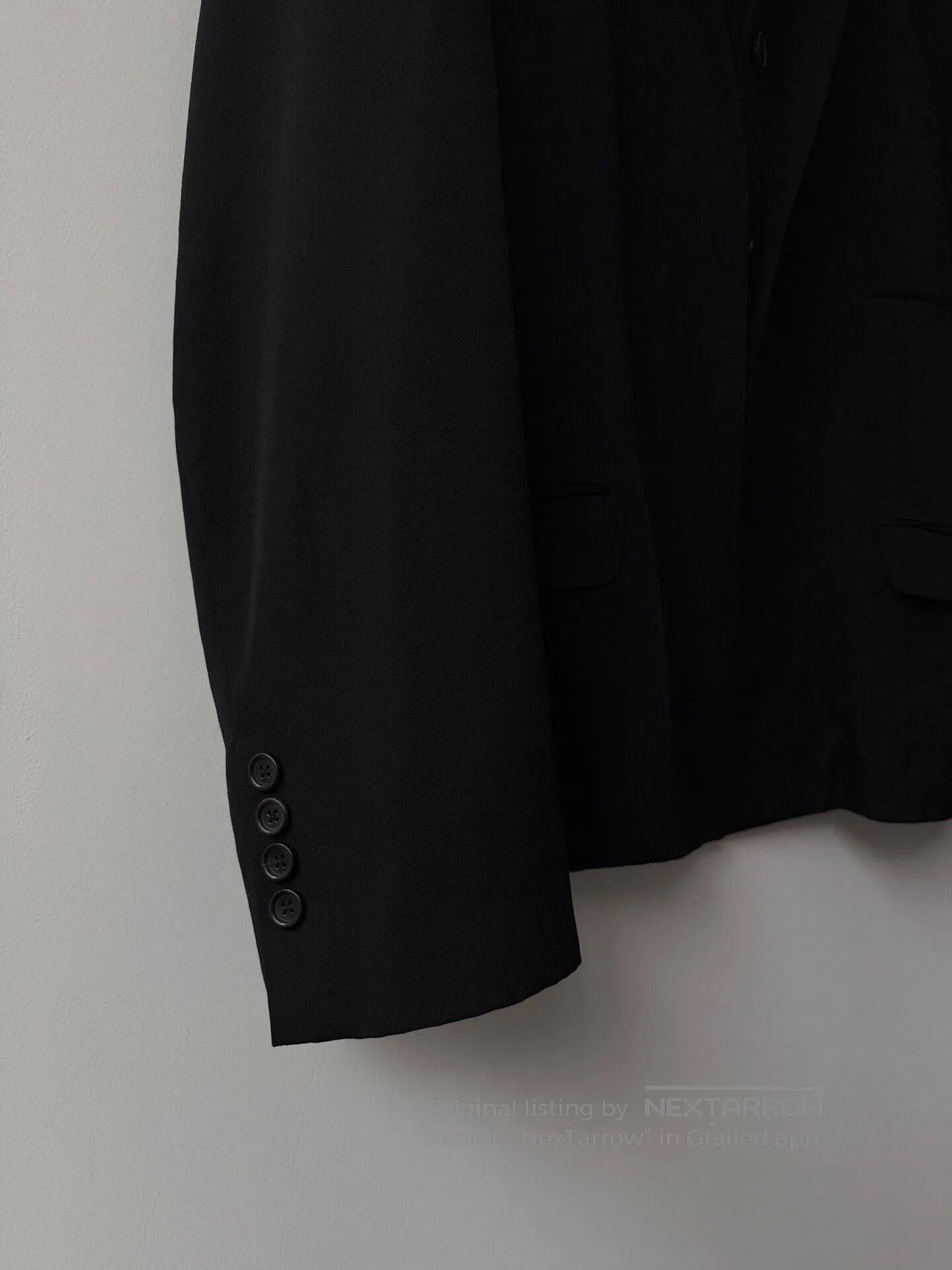 Yohji Yamamoto Yohji Yamamoto Black Wool Suit Jacket. Size US M / EU 48-50 / 2 - 3 Thumbnail