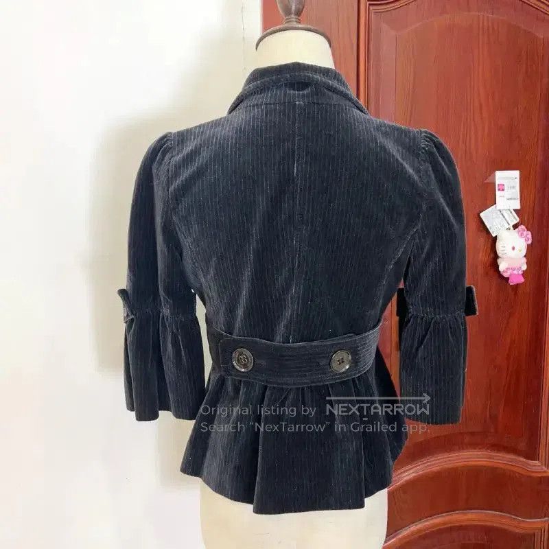 Burberry Burberry Black Cotton Women's Jacket. Size M / US 6-8 / IT 42-44 - 3 Thumbnail