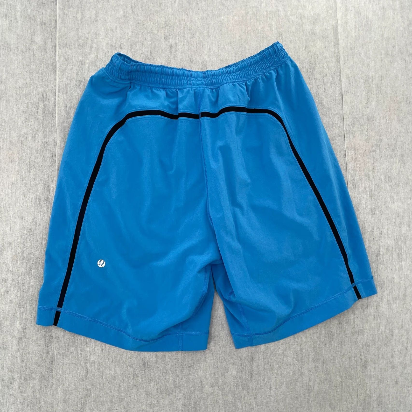 Lululemon Pace Breaker Shorts Adult Small Blue Active Gym Drawstring Athletic Mens