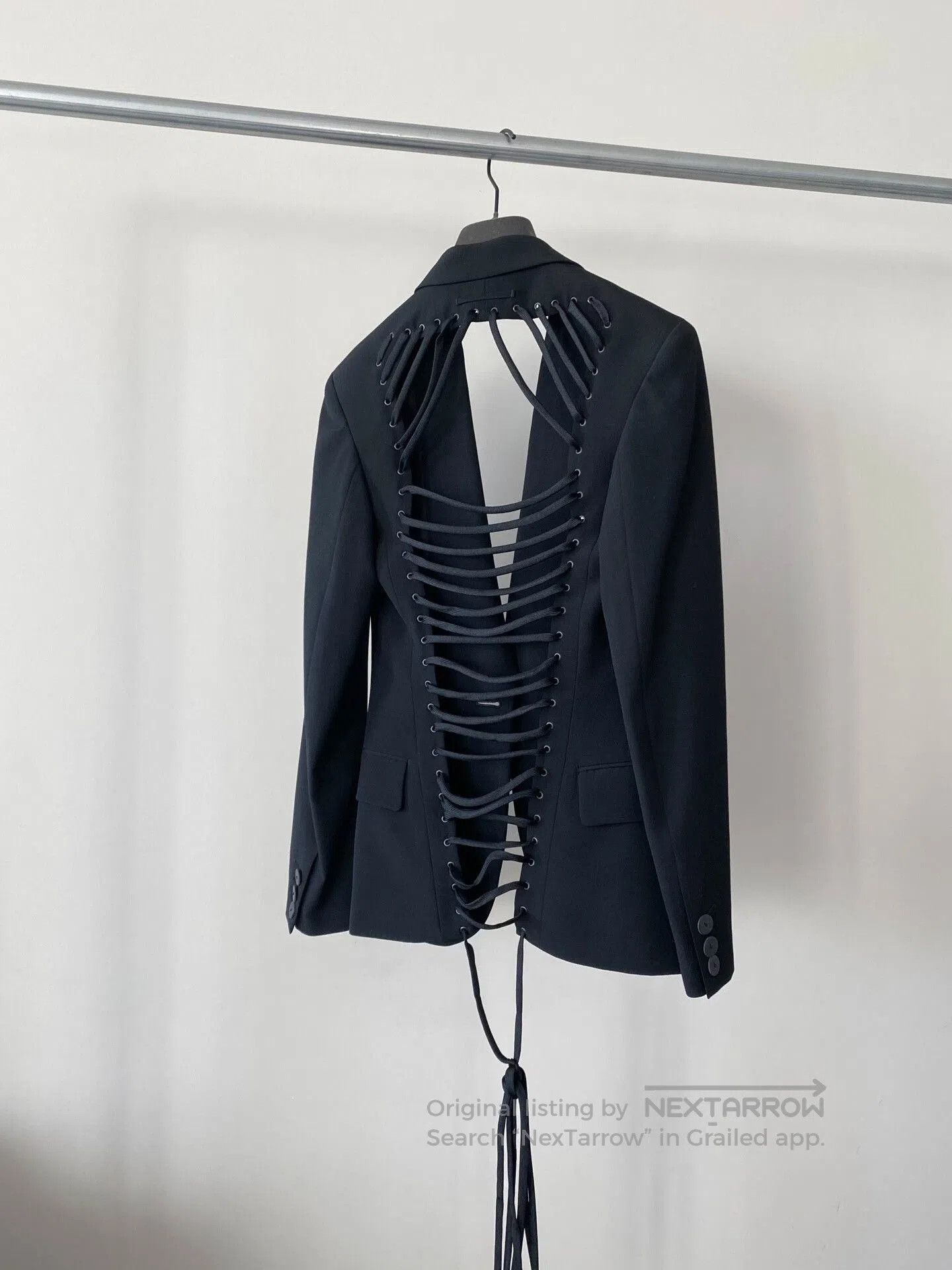 Jean Paul Gaultier Jean Paul Gaultier Cutout Lace-Up Coat. Size S / US 4 / IT 40 - 2 Thumbnail