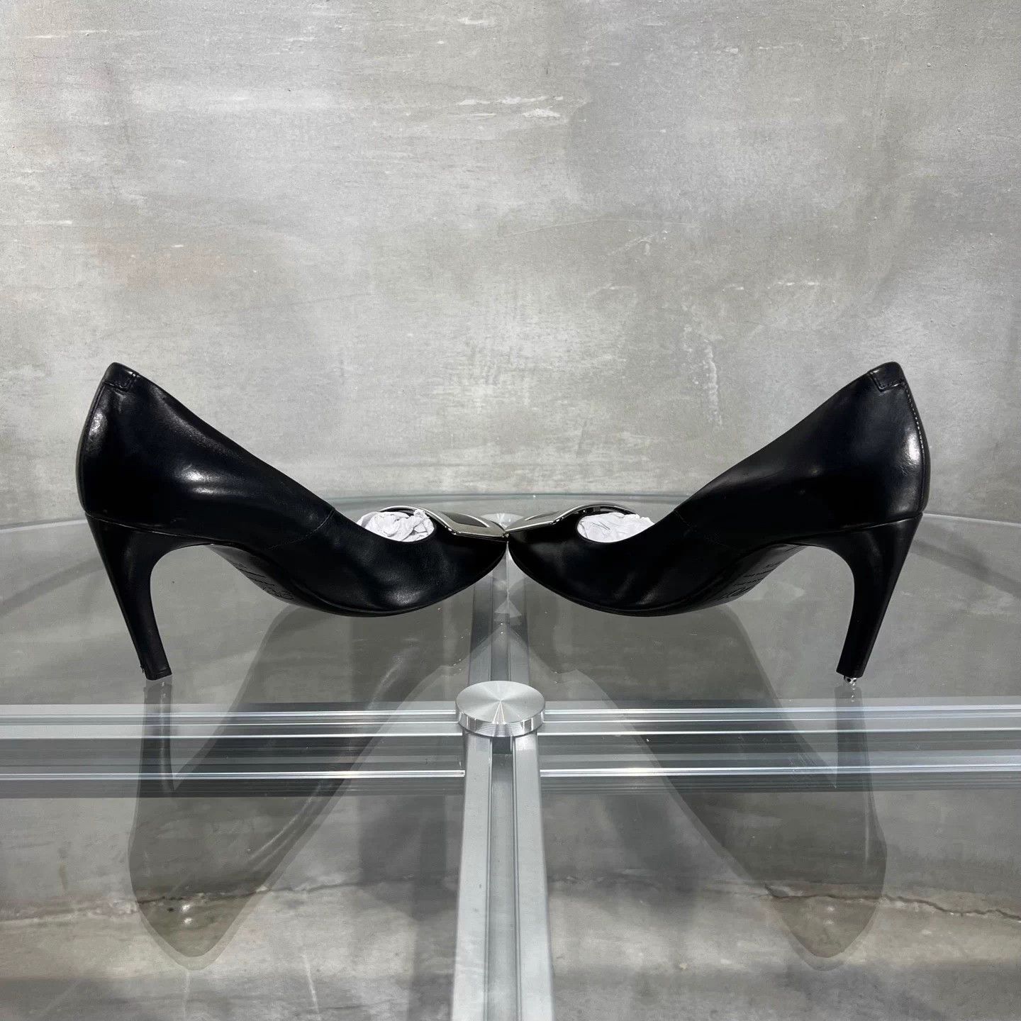 Roger Vivier RV Trompette Patent Leather Square Toe Black 37.5 Size US 6.5 / IT 36.5 - 5 Thumbnail