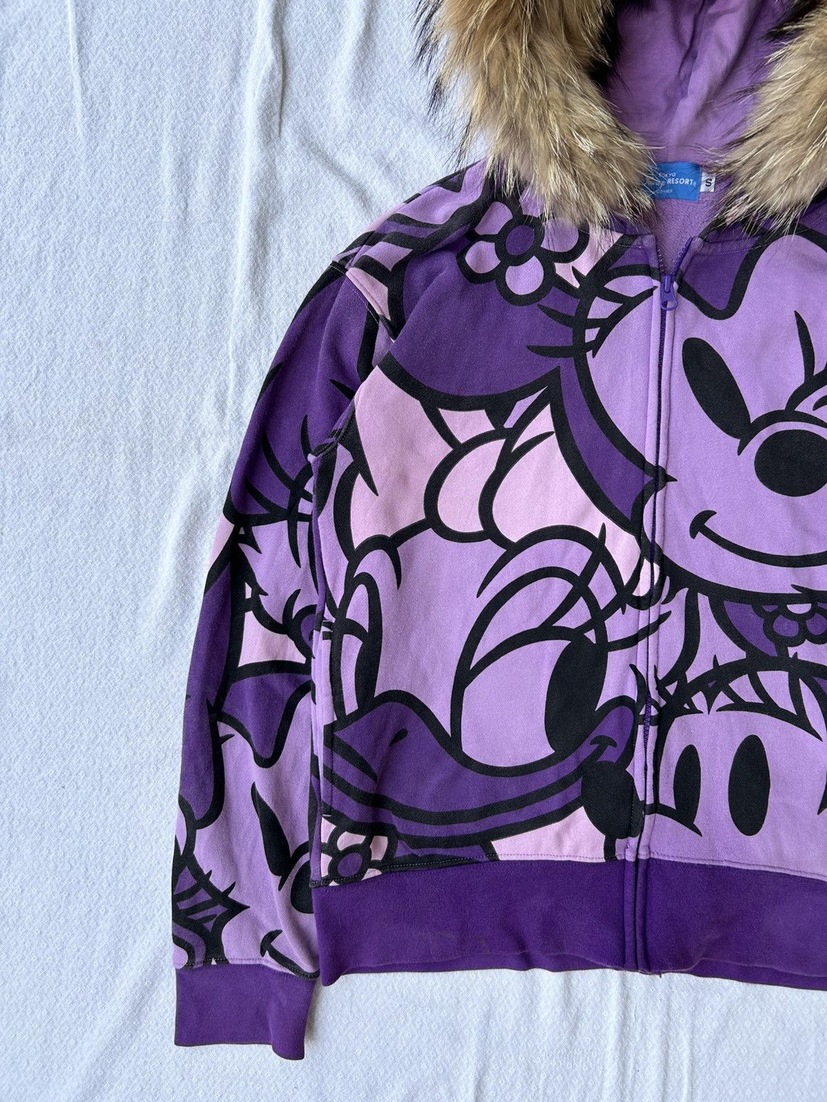 Japanese Brand Disney fur hoodie full print zip style ifsixwasnine lgb Size US M / EU 48-50 / 2 - 4 Thumbnail
