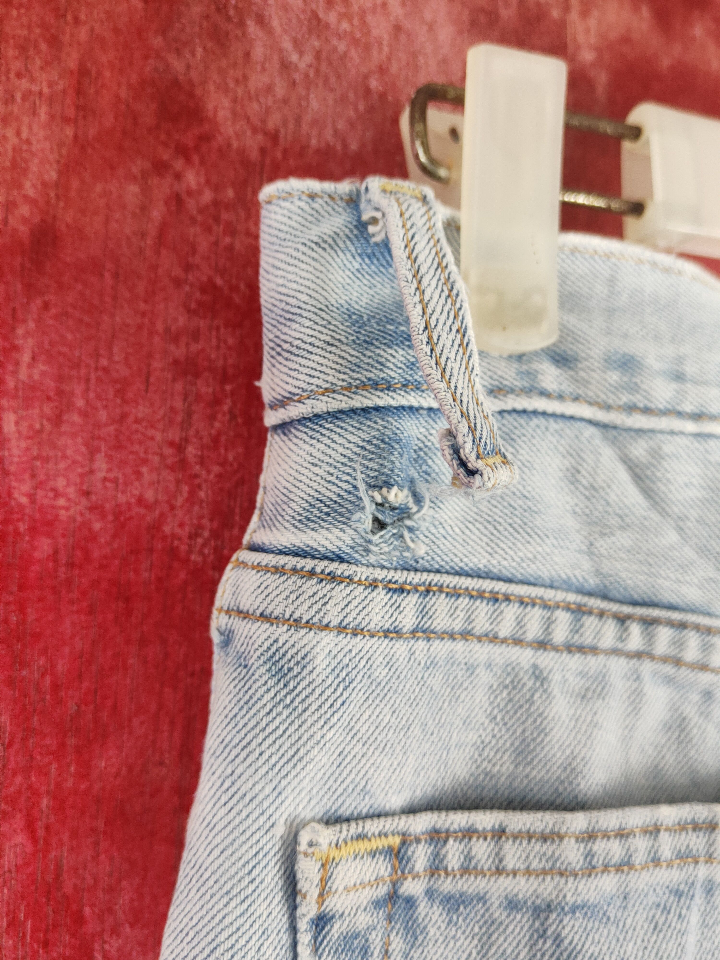 Gap GAP Blue Faded Distressed Ripped Jeans #1666 Size US 30 / EU 46 - 10 Thumbnail