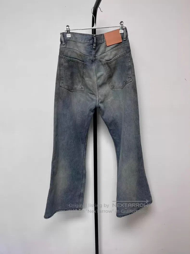 Acne Studios Denim series dirty tie-dye wasteland distress