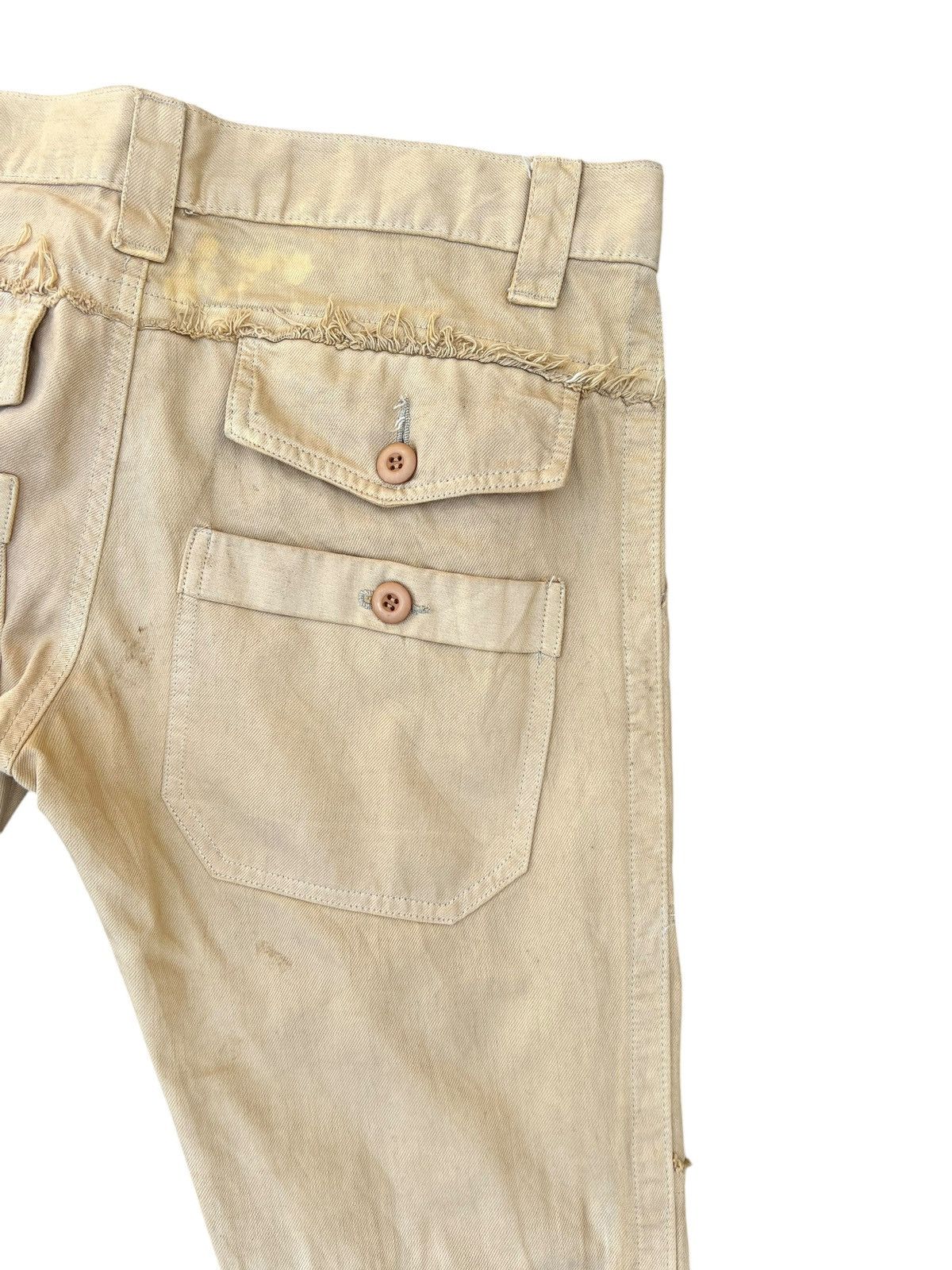Japanese Brand Vintage SABOTAGE Japan Fade Dirty Distressed Pant Size US 31 - 15 Thumbnail