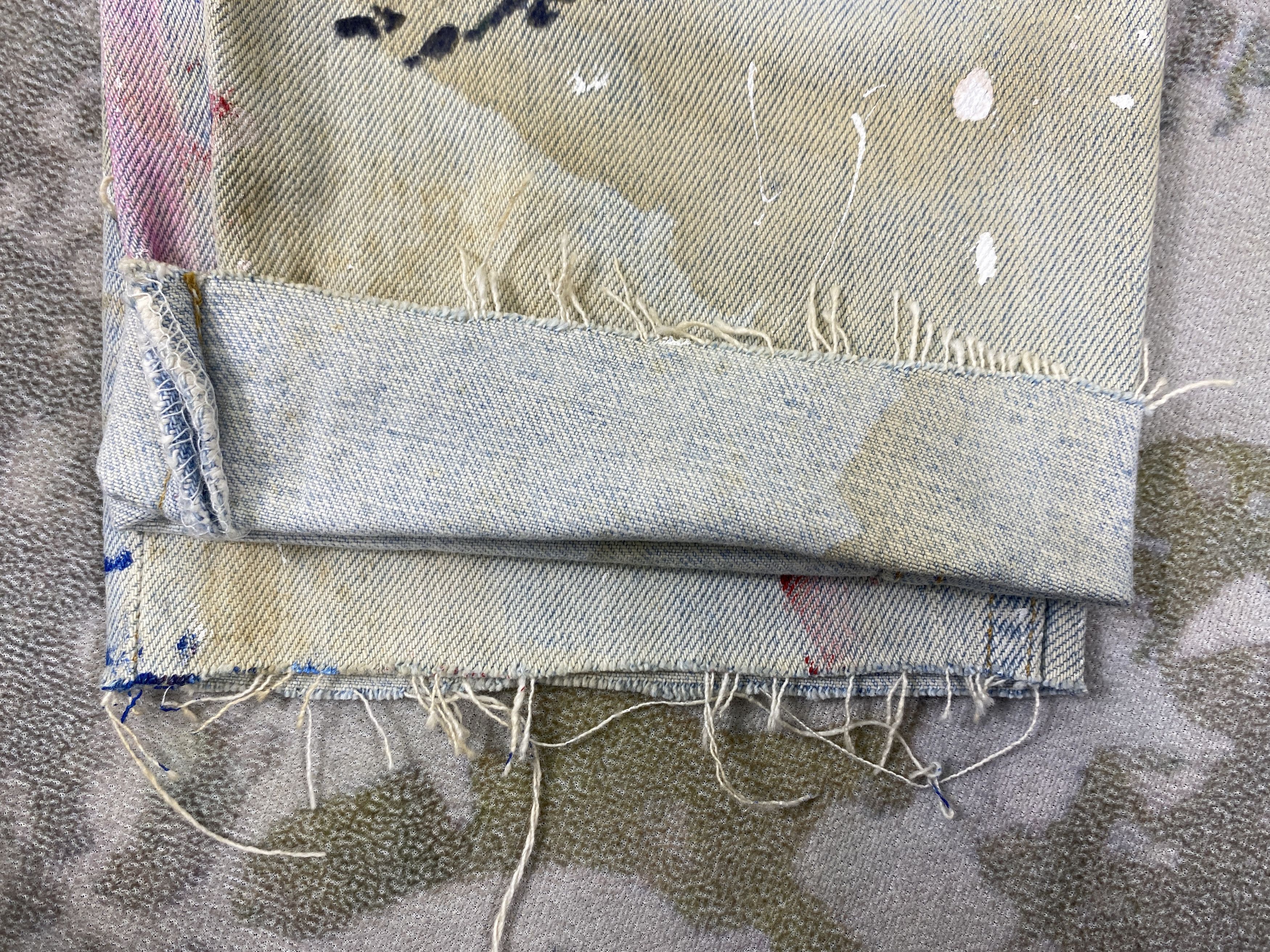 Levi's 90's Painted Light Wash Vintage Levi's 550 USA 29x30 JN1851 Size US 29 - 17 Thumbnail