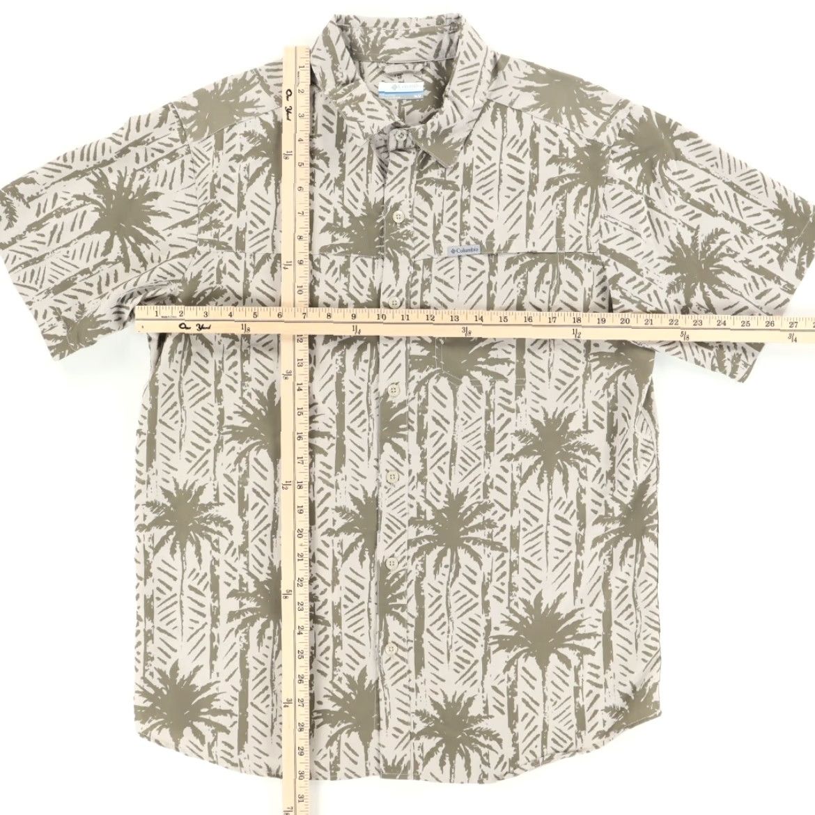Vintage Columbia Shirt Camp Floral Button Up Green Men M Size US M / EU 48-50 / 2 - 3 Thumbnail
