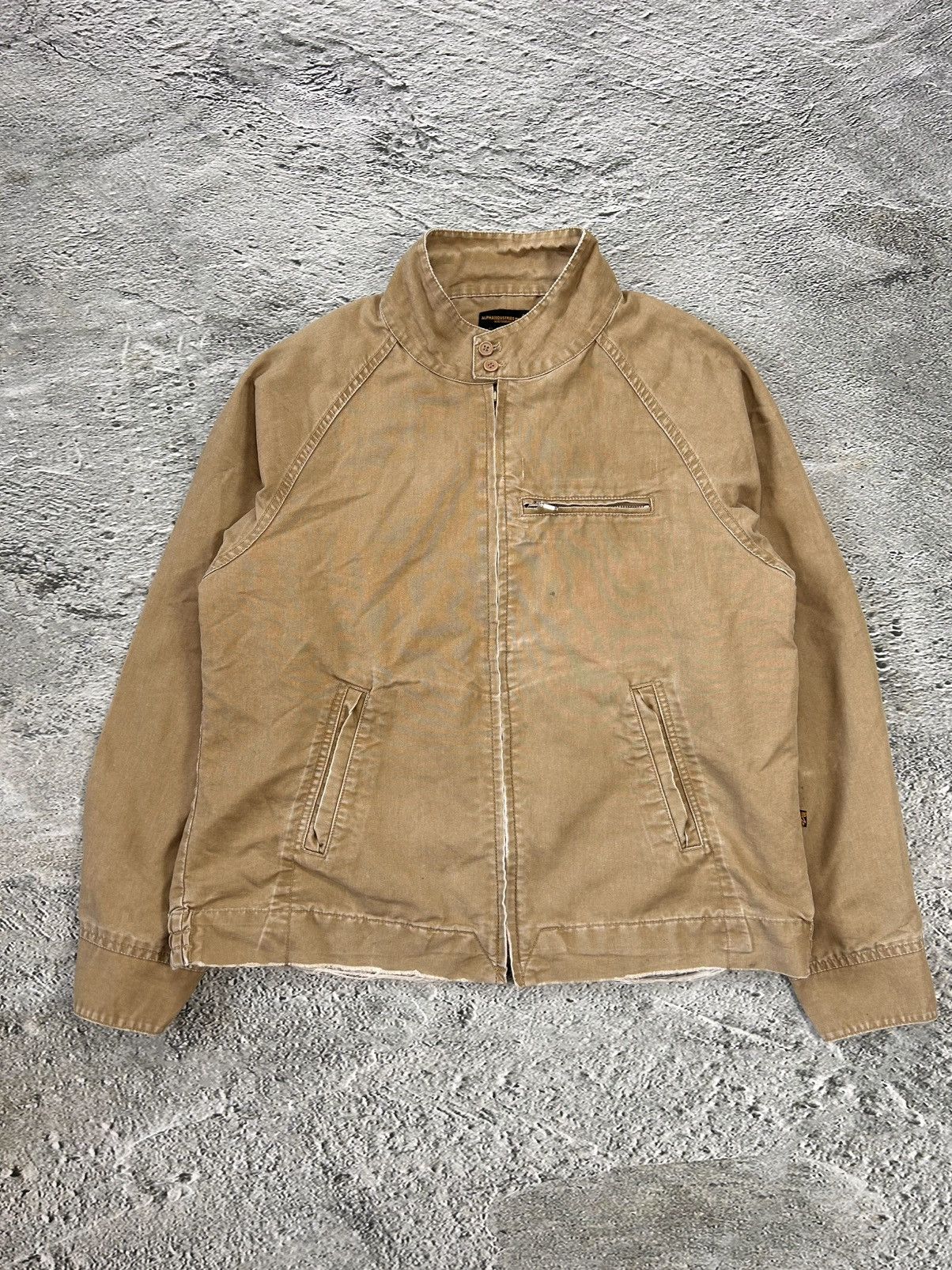 Alpha Industries × Vintage Alpha Industries vintage Brown military cargo jacket Size US XL / EU 56 / 4 - 1 Thumbnail