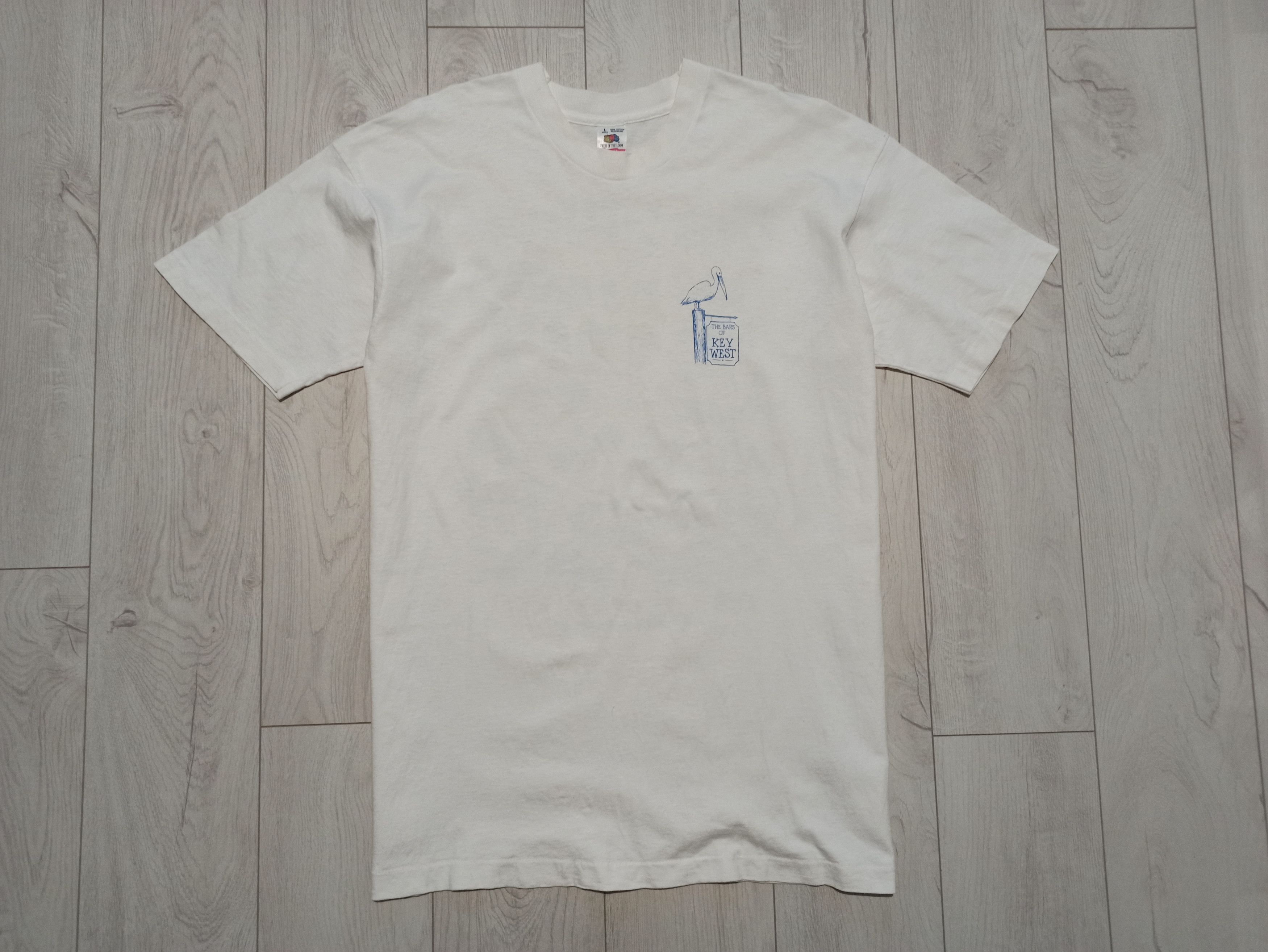 Fruit Of The Loom × Vintage The Bars OF Key West Florida Promo T Shirt 90s Size US L / EU 52-54 / 3 - 2 Thumbnail