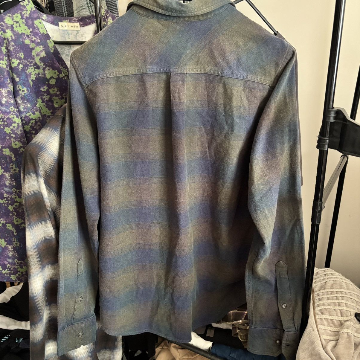 DC DC Flannel Shirt Rare Pattern SK8 Grunge Style Size US L / EU 52-54 / 3 - 3 Thumbnail