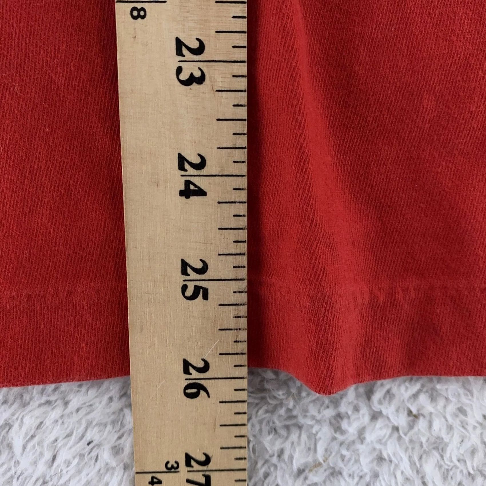Northern Reflections VINTAGE Northern Reflections Red Pocket Shirt Mens M Short Sleeve Cotton Crew Neck Size US M / EU 48-50 / 2 - 6 Thumbnail