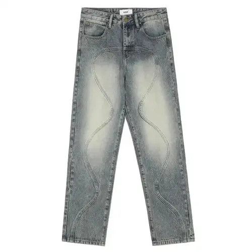 VIBE Men Washed Ripped Jeans Size US 32 / EU 48 - 1 Thumbnail