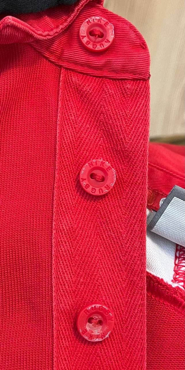 Nike × Vintage Nike Rugby Shirt Jersey England Size L Red Mens O2 Size US L / EU 52-54 / 3 - 2 Thumbnail