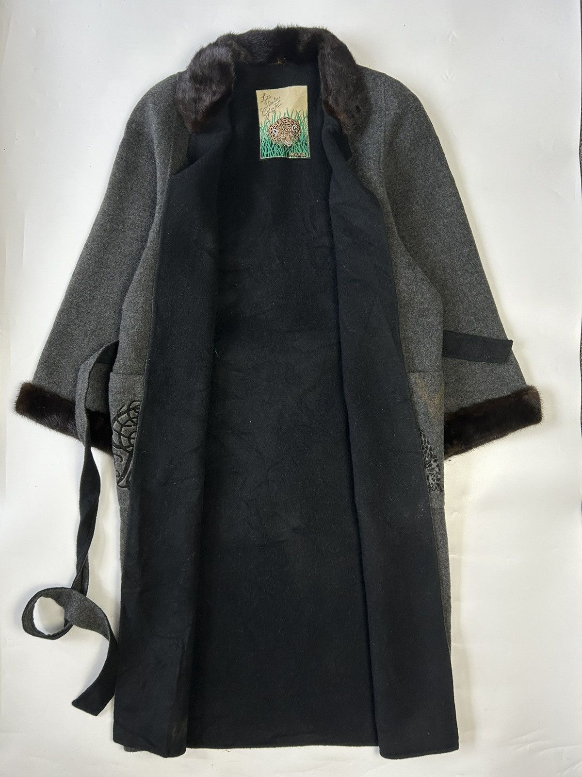 Japanese Brand LA MODA YOJU FAUX FUR LONG COAT Size ONE SIZE - 2 Thumbnail