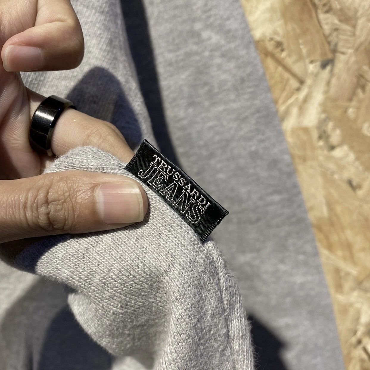 Trussardi Vintage Trussardi Sweatshirt Big Logo Spellout Crewneck Size US S / EU 44-46 / 1 - 4 Thumbnail