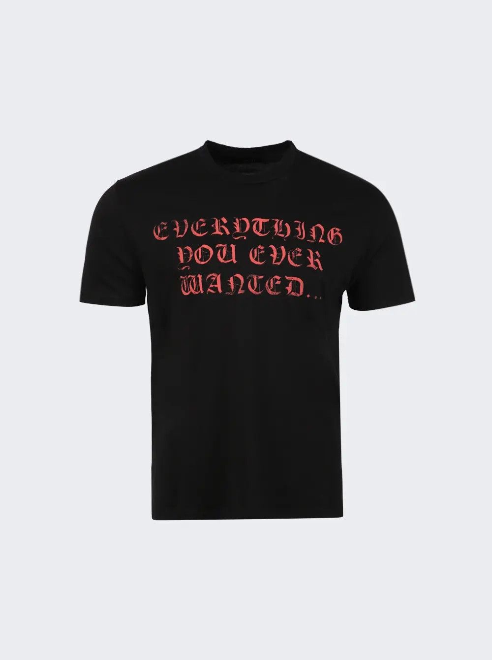 Amiri o1mle1224 Everything Short Sleeve T-Shirt in Black & Red Size US L / EU 52-54 / 3 - 1 Thumbnail
