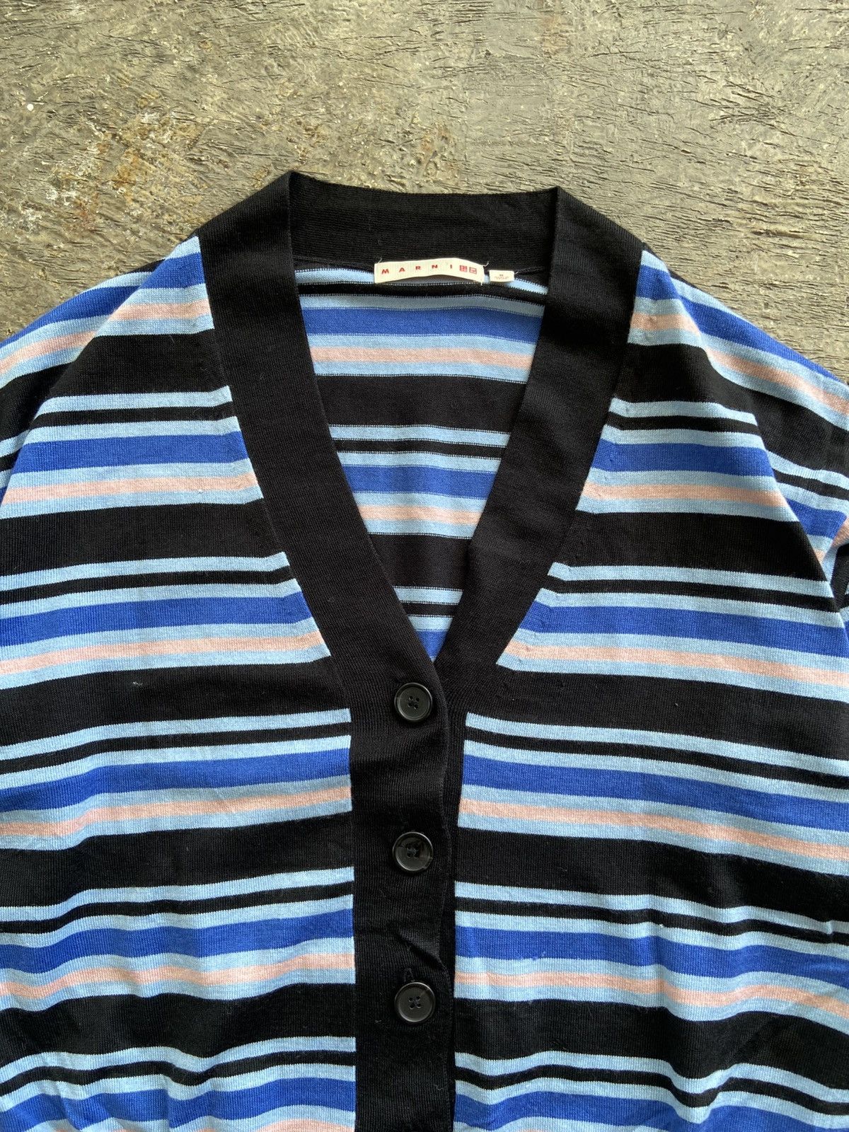 Marni × Uniqlo Marni x Uniqlo - Stripe Multi Colour Cardigan Knitwear Size US M / EU 48-50 / 2 - 3 Thumbnail
