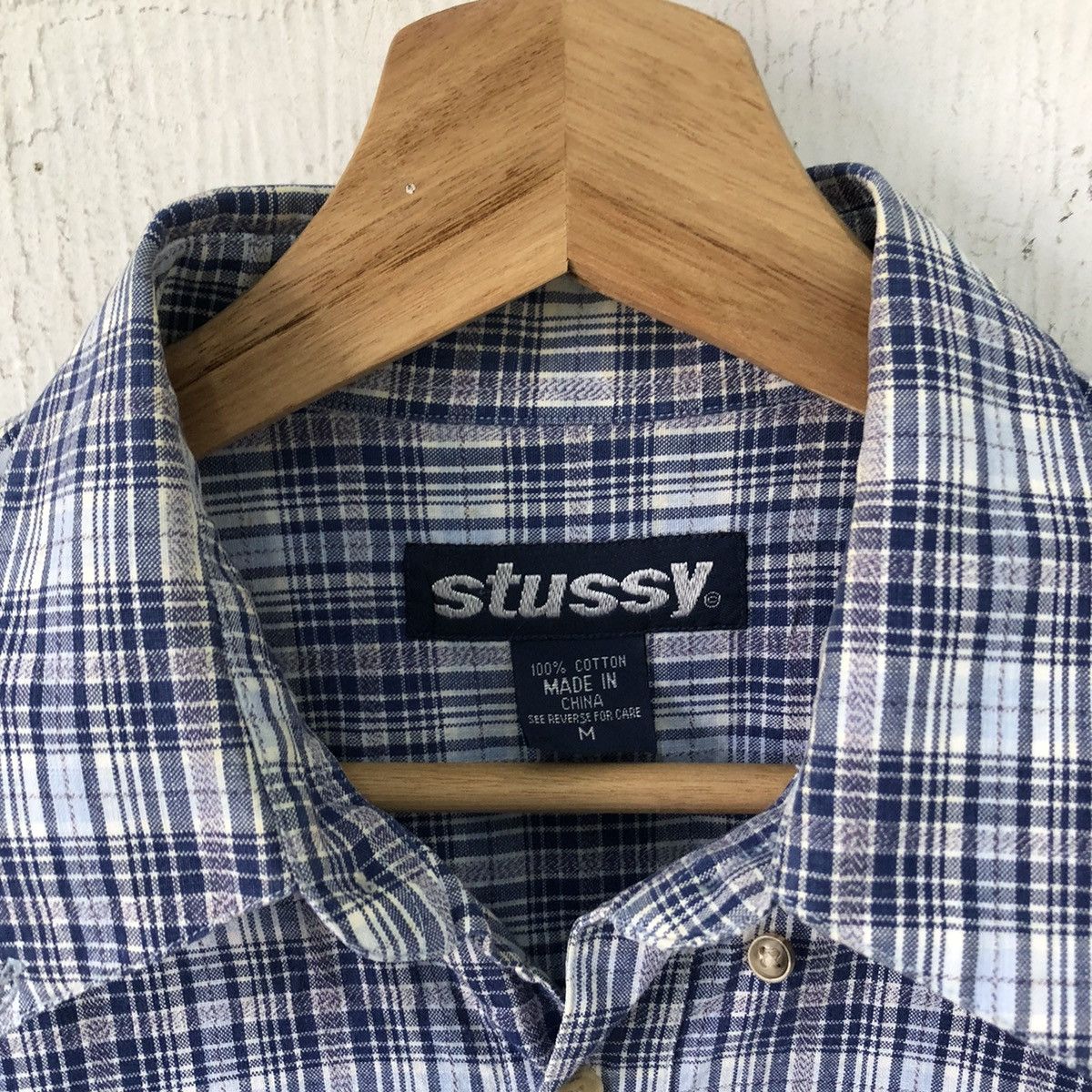 Stussy Vintage Plaid Stussy Shirt button Ups 🍒 Size US M / EU 48-50 / 2 - 4 Thumbnail
