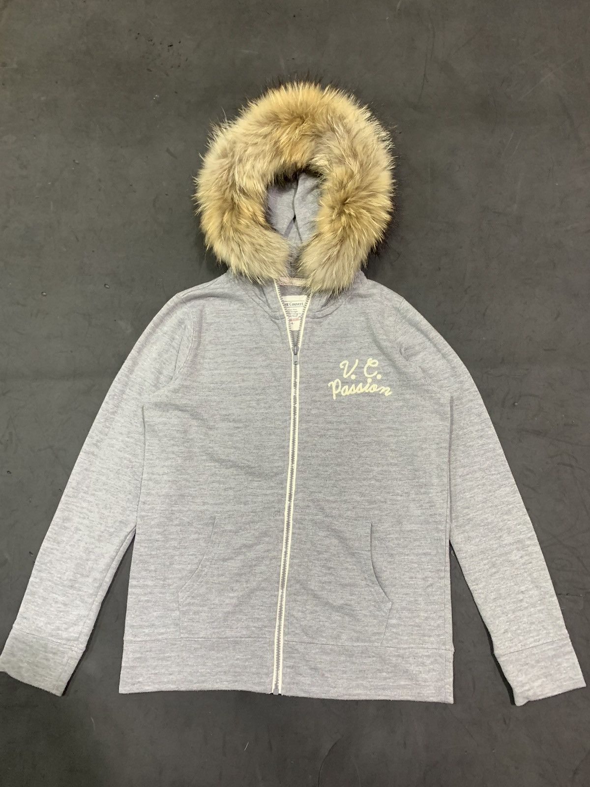 Beauty Beast Fur Zip Hoodie Vent Couvert Grey Lgb Ifsixwasnine style Size US M / EU 48-50 / 2 - 1 Thumbnail