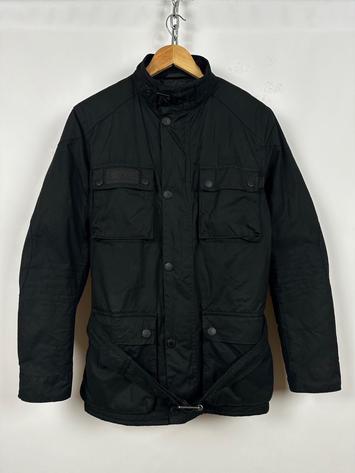 Barbour Barbour International Blackwell Waxed Motorcycle Jacket Size US L / EU 52-54 / 3 - 1 Thumbnail